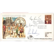 London Marathon signed first day cover